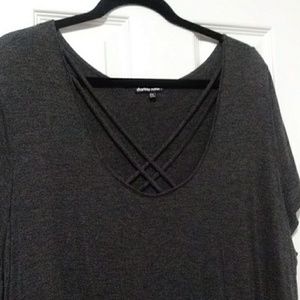 Charlotte Russe Tops - Criss cross top Charlotte Russe Tops - Criss cross top